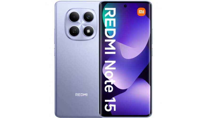 Смартфон REDMI Note 15 4G 8/256GB Mist Purple (Фиолетовый)