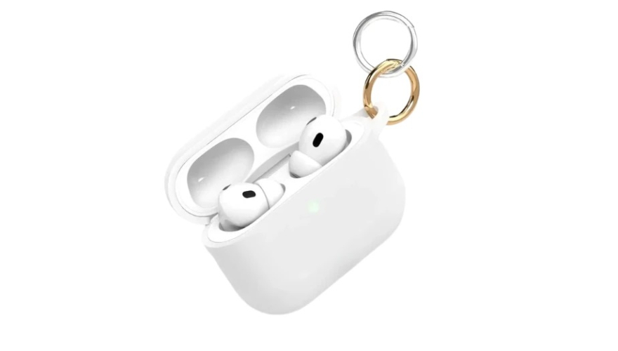 Силиконовый чехол VLP Charm Case для Apple AirPods Pro 3 White (Белый)