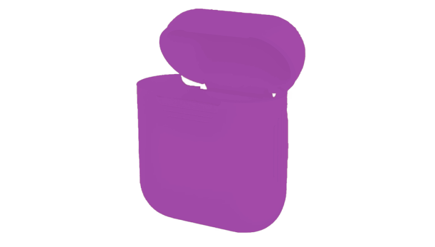 Силиконовый чехол для Apple AirPods Purple (Фиолетовый)