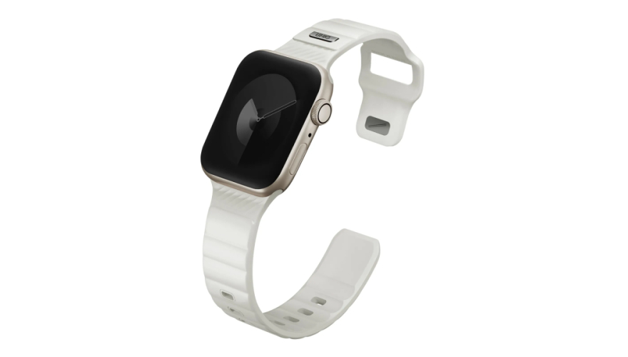 Ремешок Uniq Stride SE FKM Rubber для Apple Watch 40/41/42mm Lume (Люминесцентный-Белый)