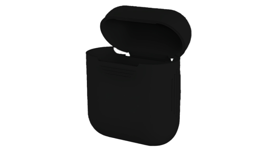 Силиконовый чехол для Apple AirPods Black (Черный)