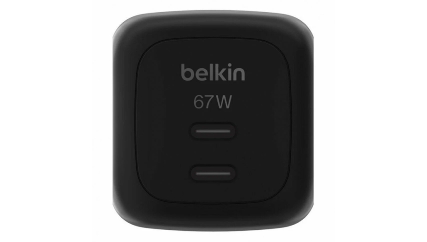 СЗУ Belkin Dual USB-C GaN BoostCharge Pro 67W Black (Черный)
