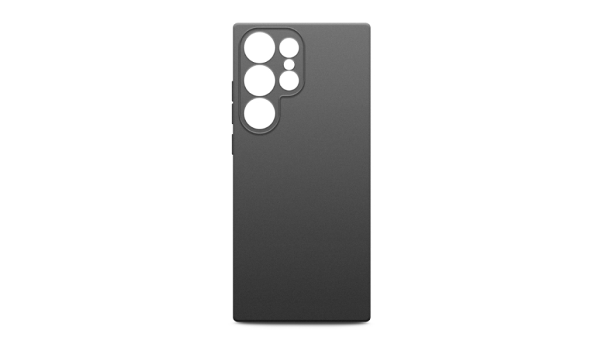 Накладка силикон Borasco для Samsung Galaxy S24 Ultra Черный