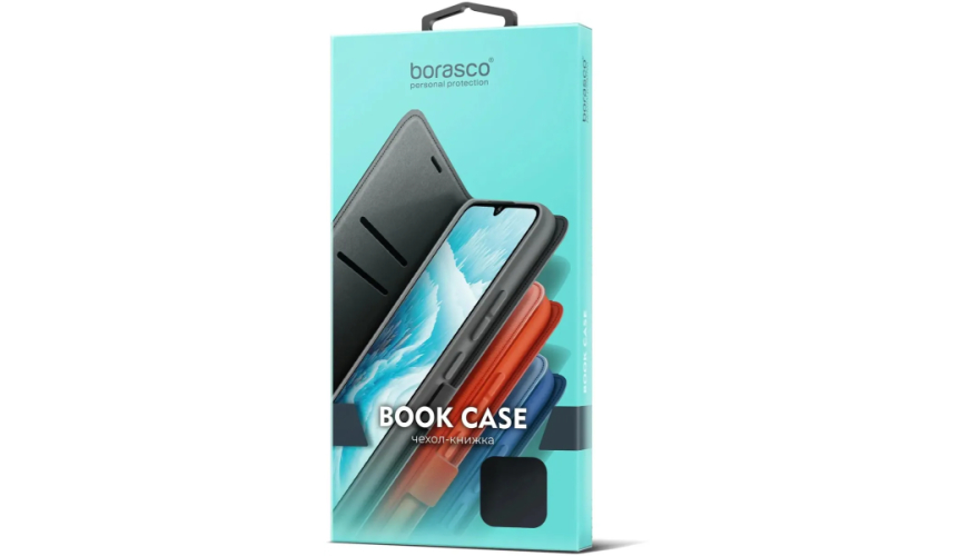 Чехол-книжка Borasco Book Case для Samsung Galaxy A25 Черный