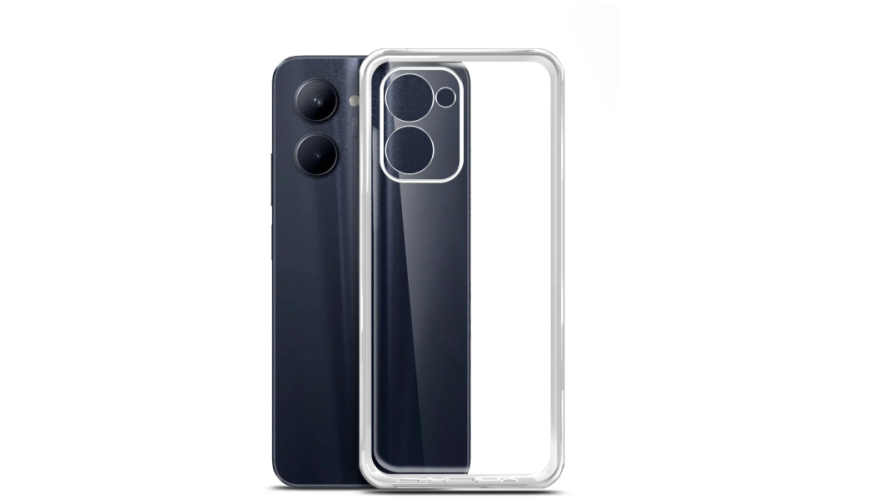 Чехол-накладка силикон LuxCase для Realme C33 Прозрачный