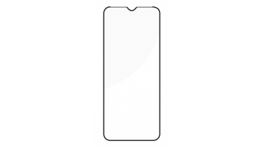 Защитное стекло DF для смартфона Realme C31 Full Glue Black