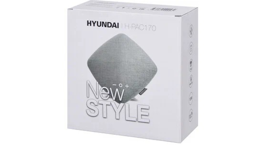 Портативная колонка Hyundai H-PAC170 Серый