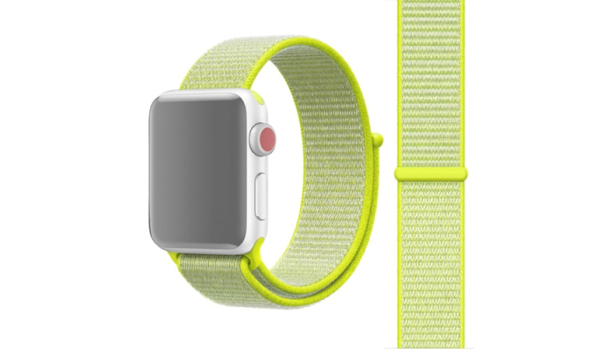 Ремешок для Apple Watch 38/40/41mm Nylon Loop Lime