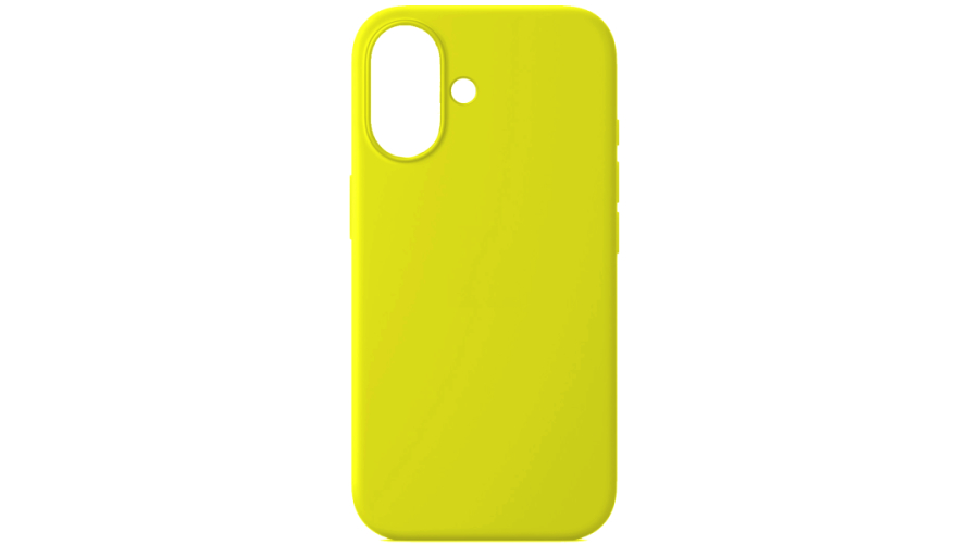 Чехол-накладка силикон Silicone Case для iPhone 16 Светло-Желтый