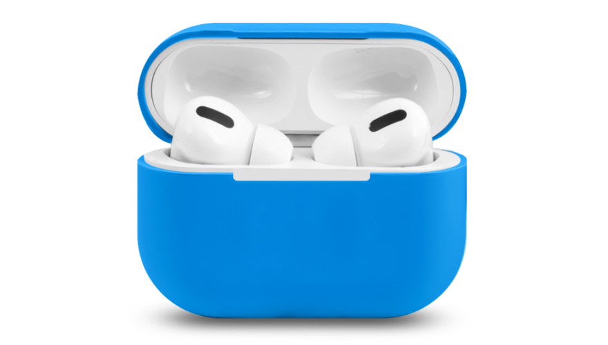 Силиконовый чехол ISA для Apple AirPods Pro Голубой
