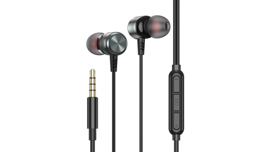 Наушники Deppa Stereo Alum Pro Графит (44212)