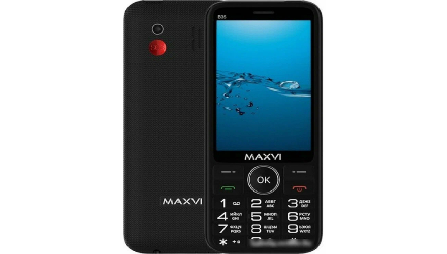 Мобильный телефон MAXVI B35 Black (Черный)