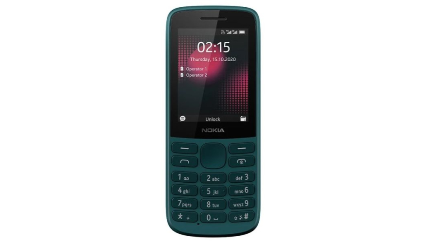 Телефон Nokia 215 4G Dual Sim Cyan (бирюзовый)