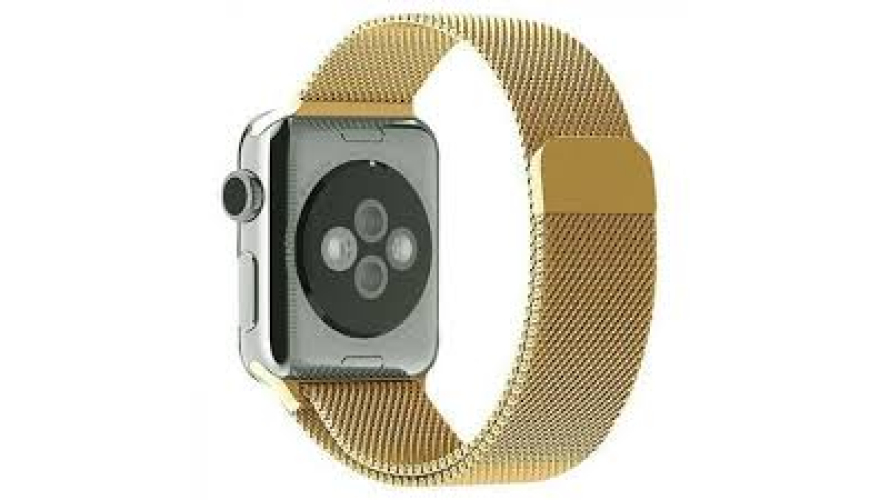 Ремешок для Apple Watch 42/44/45/49mm Milanese Loop Gold