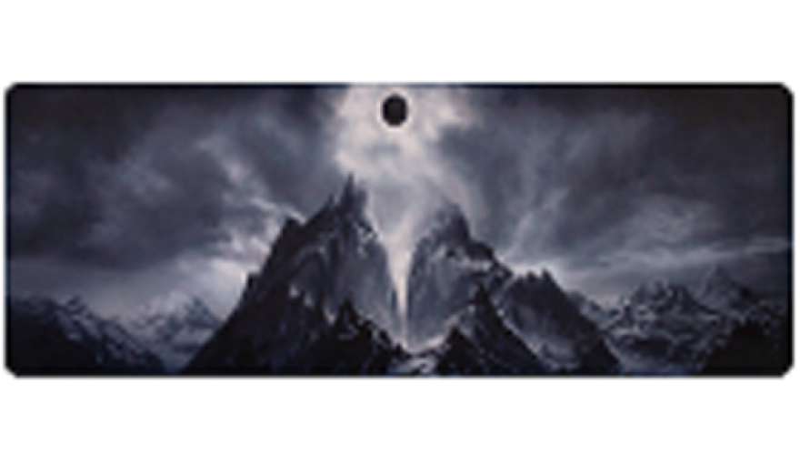 Коврик для мыши водонепроницаемый 30x90см Затмение в горах