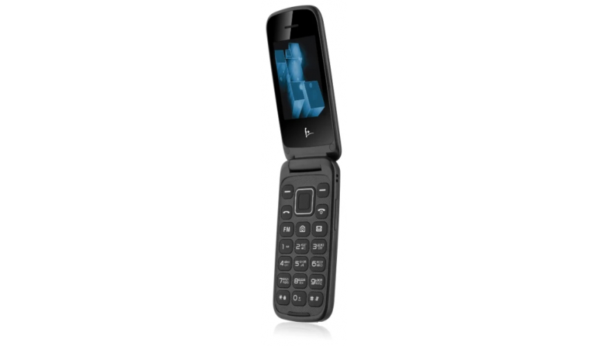 Телефон F+ Flip 2 Dual Sim Black (Черный)
