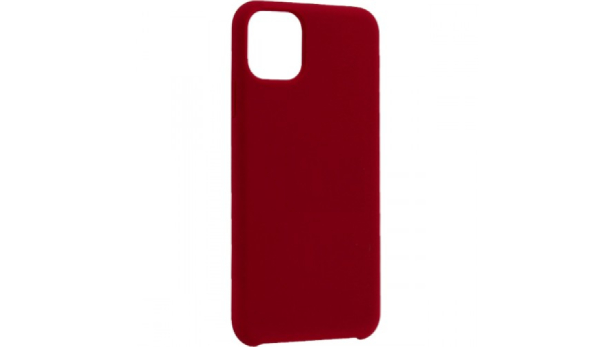 Чехол-накладка силикон Silicone Case для iPhone 11 Pomegranate