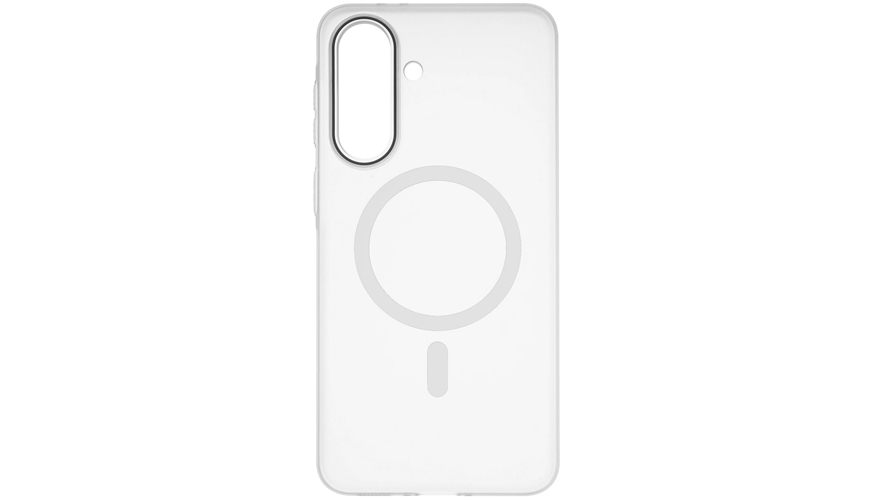 Чехол-накладка силикон MagSafe для Samsung Galaxy A57 Прозрачный