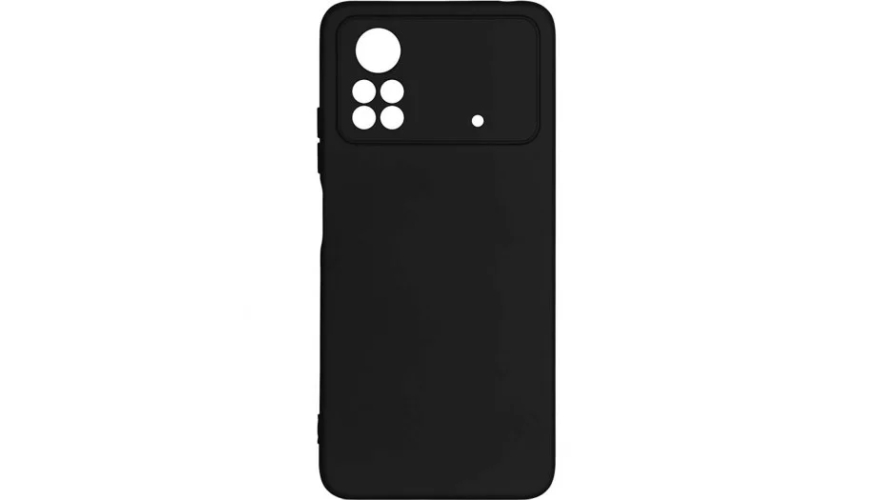 Чехол-накладка силикон DF для Poco X4 Pro (5G) Чёрный