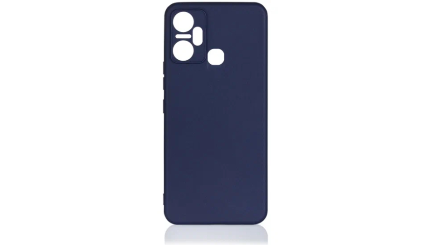 Чехол-накладка силикон DF для Infinix Smart 6 Plus Blue