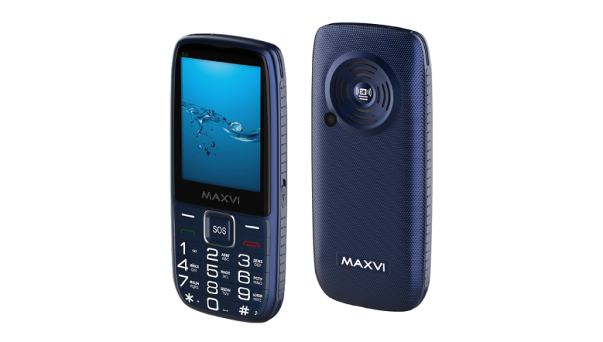 Мобильный телефон MAXVI B32 Blue (Синий)
