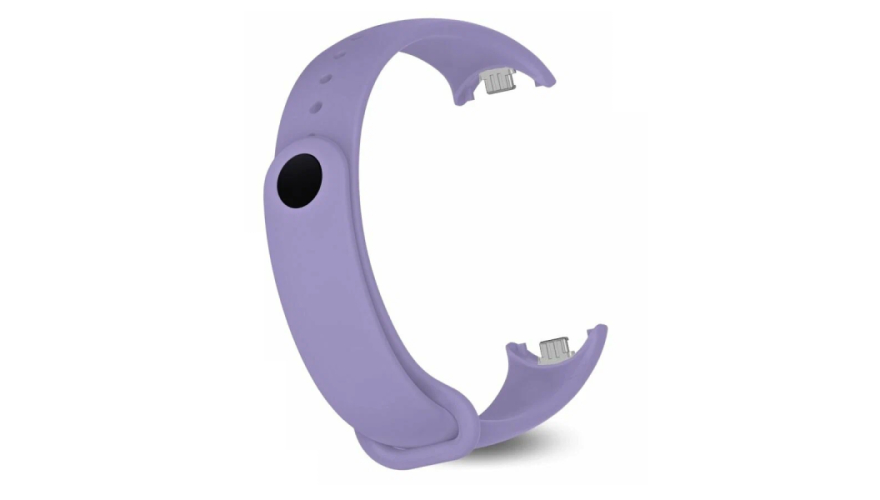 Сменный силиконовый ремешок для Xiaomi Mi Band 8/9/10 Фиолетовый