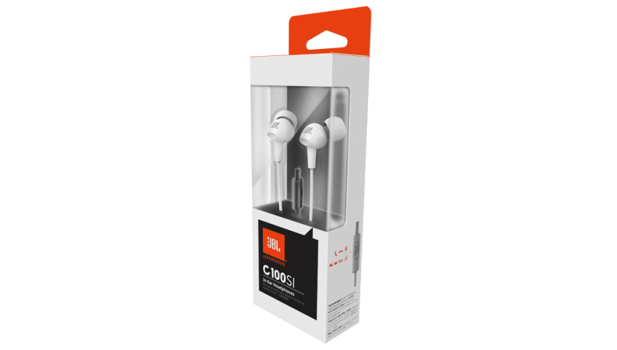 Наушники JBL C100SI White (JBLC100SIUWHT)