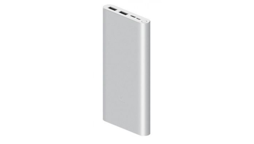 Внешний аккумулятор Xiaomi (Mi) Power 3 10000 mAh Silver PLM13ZM (RU)