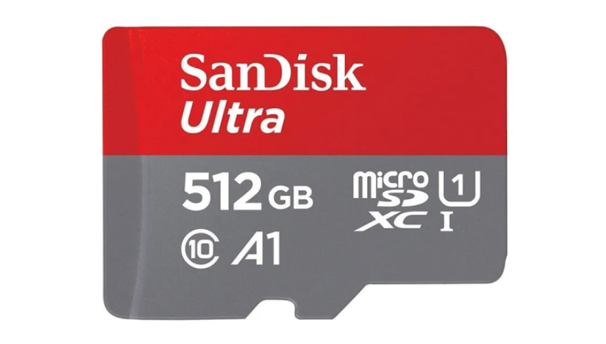Карта памяти Micro SD SanDisk Ultra 512GB Class10 150MB/s (SDSQUAC-512G-GN6MA) + SD adapter