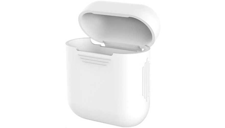 Силиконовый чехол для Apple AirPods White (Белый)