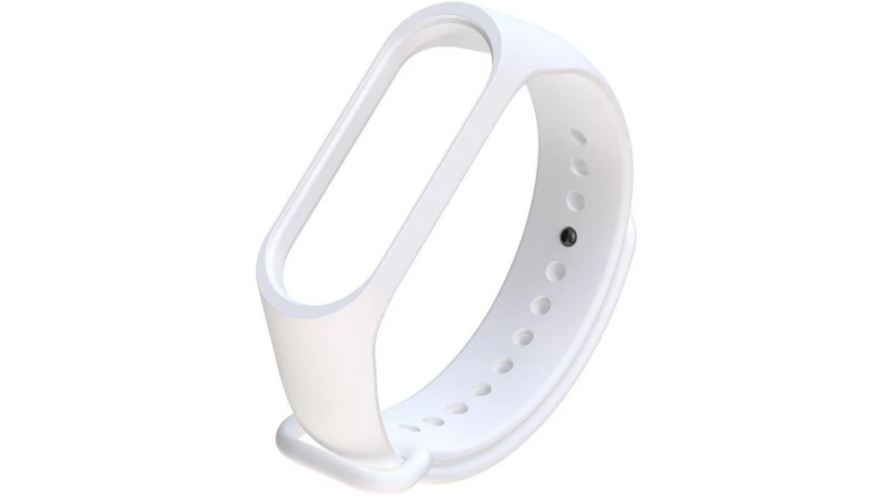 Сменный силиконовый ремешок для Xiaomi Mi Band 7 White
