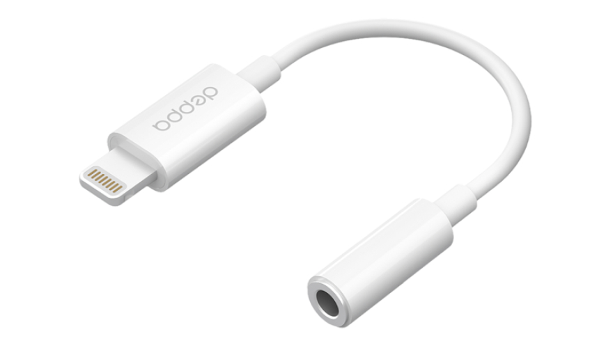 Переходник Deppa Lightning - Jack 3.5 (72404) White (Белый)
