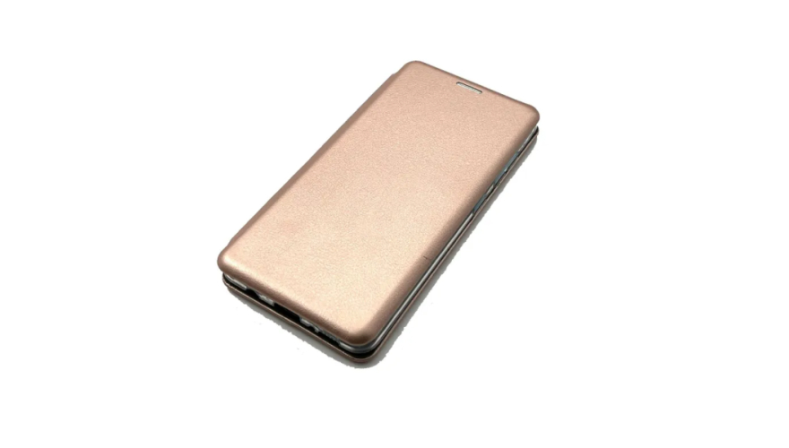 Чехол-книжка для Samsung Galaxy A04 Pink-Gold (боковая)
