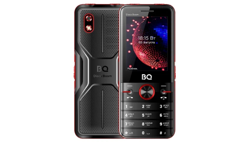 Мобильный телефон BQ 2842 Disco Boom Black Red (Черный-Красный)
