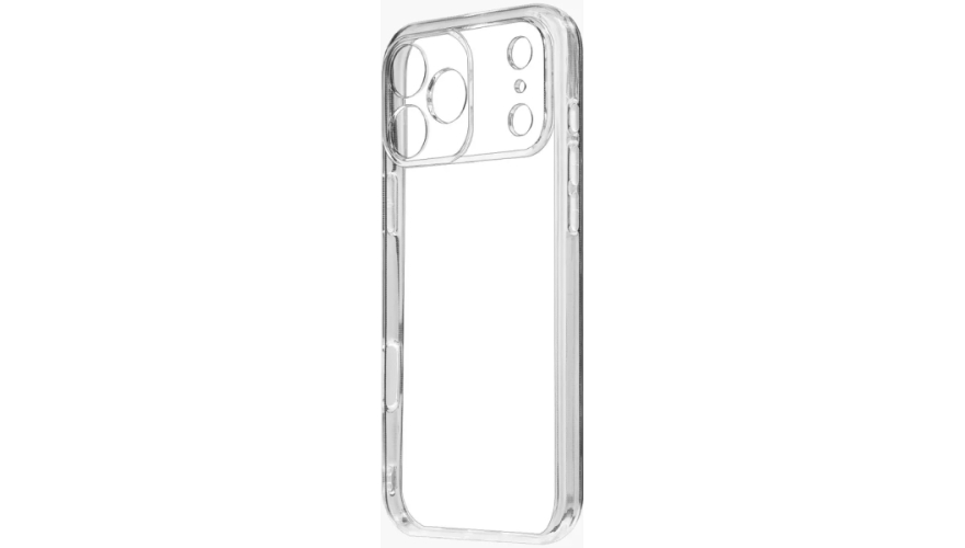 Чехол-накладка силикон для iPhone 17 Pro Прозрачная