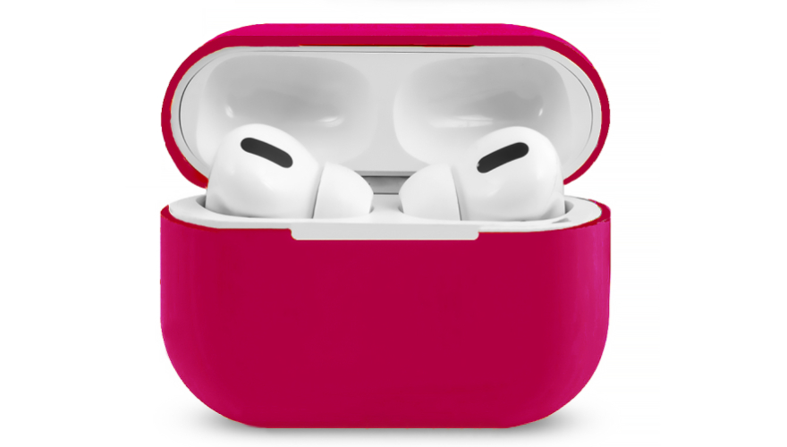 Силиконовый чехол ISA для Apple AirPods Pro Бордовый