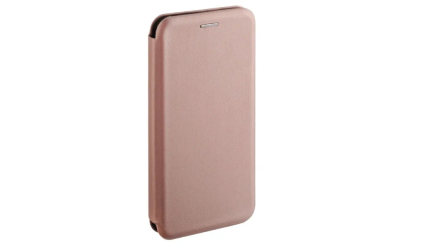 Чехол-книжка для Xiaomi Redmi 12C Rose Gold (боковая)