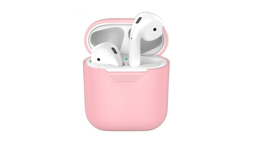 Силиконовый чехол Deppa для Apple AirPods Розовый арт.47006