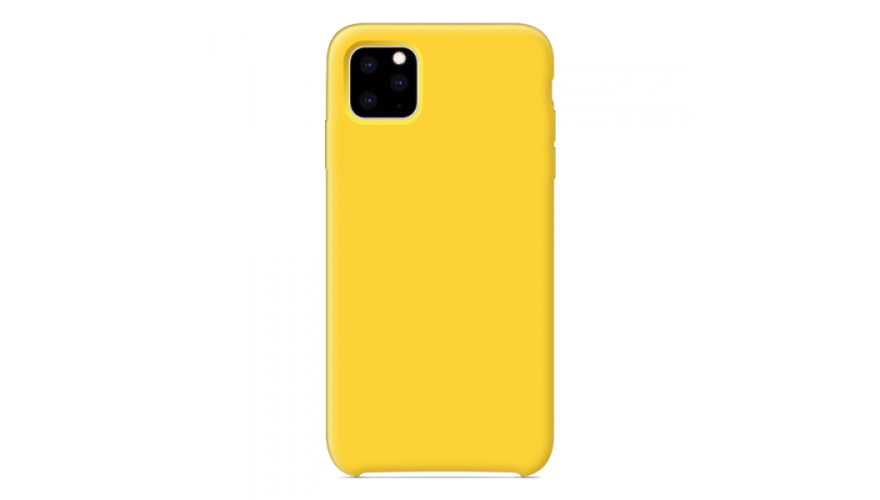 Чехол-накладка силикон Silicone Case для iPhone 11 Pro Yellow