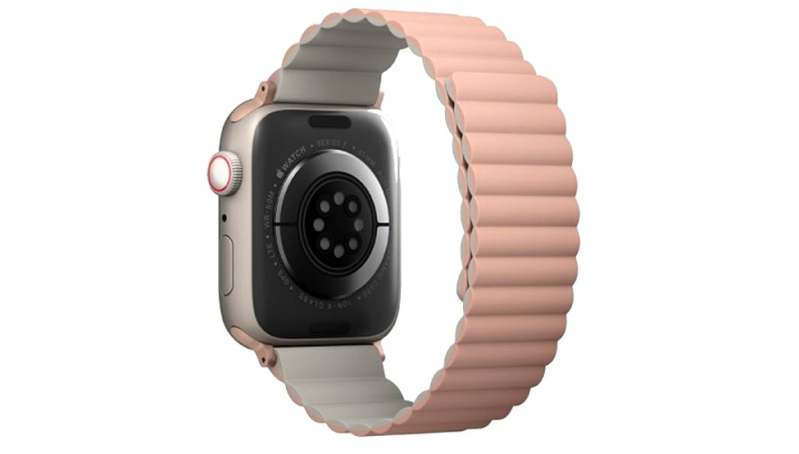 Ремешок Uniq Revix reversible Magnetic для Apple Watch 40/41/42mm Pink/Beige (Розовый/Бежевый)