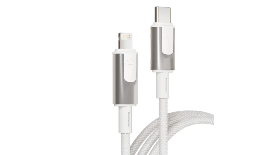 Кабель VLP Force Line Type-C - Lightning 3A PD30W 1.2m White (Белый)