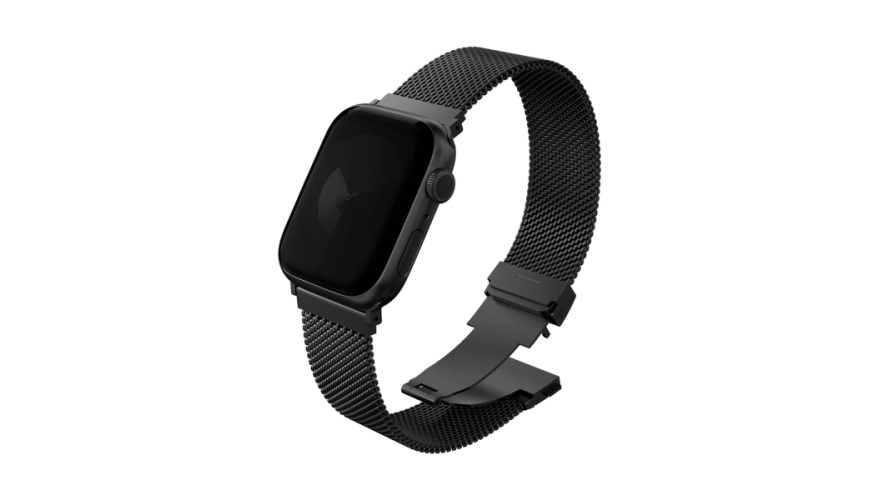 Ремешок Uniq Dante Pro для Apple Watch 40/41/42mm Graphite Black (Черный)