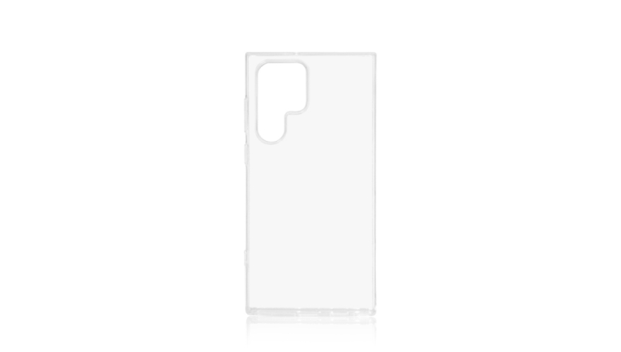 Чехол-накладка силикон DF для Samsung Galaxy S23 Ultra Прозрачный