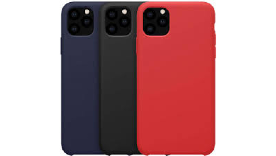 Чехол-накладка силикон для iPhone 11 Pro Max синяя