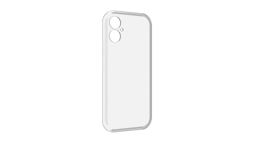 Чехол-накладка силикон LuxCase для Tecno Pop 6 Pro Прозрачный