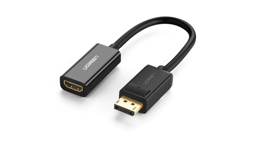 Переходник-конвертер Ugreen MM137 DisplayPort - HDMI (40362) Черный