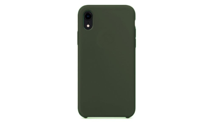 Чехол-накладка силикон Silicone Case для iPhone Xs Max Khaki