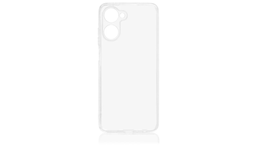 Чехол-накладка силикон DF для Realme 10 Прозрачный