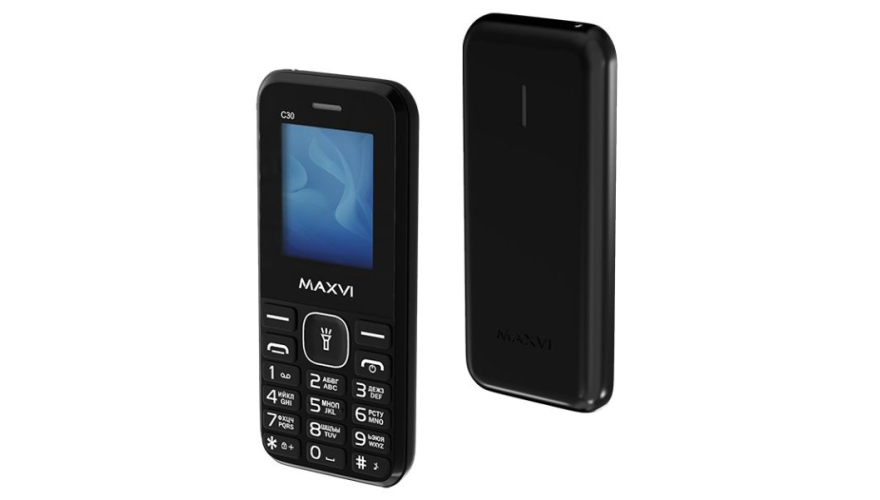 Мобильный телефон MAXVI C30 (Без З\У) Black (Черный)