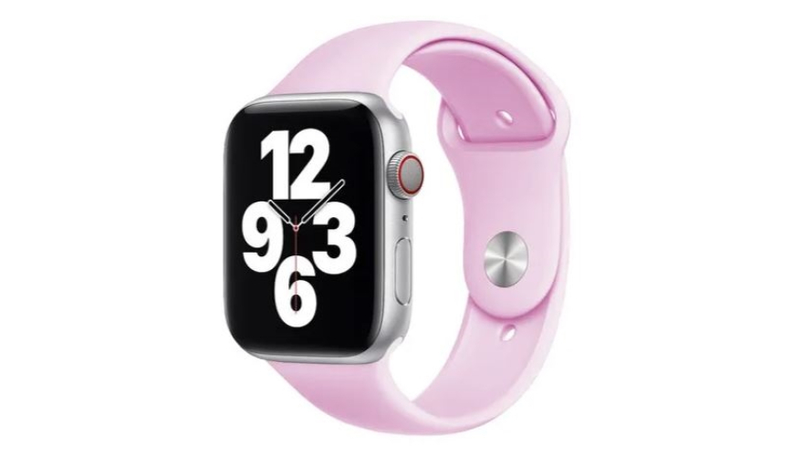 Ремешок VLP Band Silicone для Apple Watch 42/44/45/49mm, силиконовый, розовый